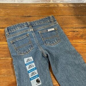 Carhartt Classic Blue Jeans girl youth size 4